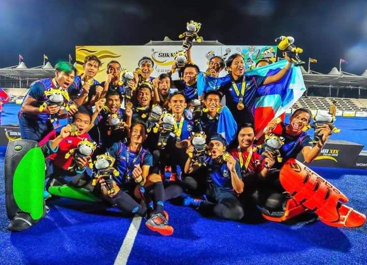 Pasukan Hoki Sabah Melakar Sejarah Dalam Kejohanan SUKMA XIX