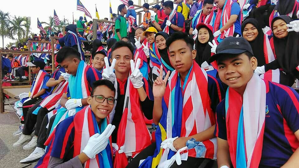 Persembahan Human Wave Sempena Sambutan Hari Kebangsaan Peringkat Negeri Sabah 2018
