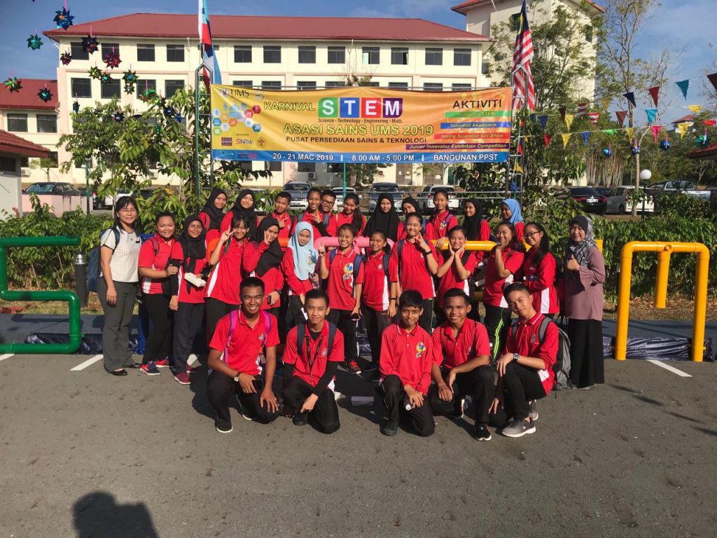 Lawatan Karnival STEM di UMS oleh Kumpulan Pelajar SMK Bandaraya KK