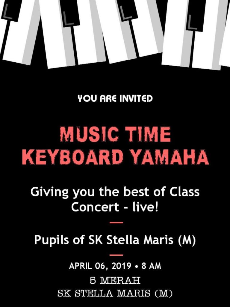 20190406 Mini Konsert Keyboard Yamaha