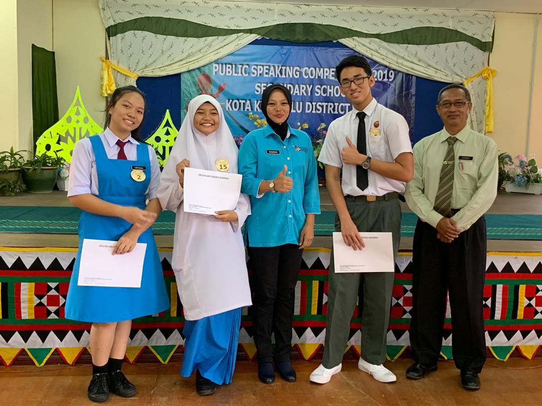 Pertandingan Public Speaking peringkat Daerah Kota Kinabalu 2019