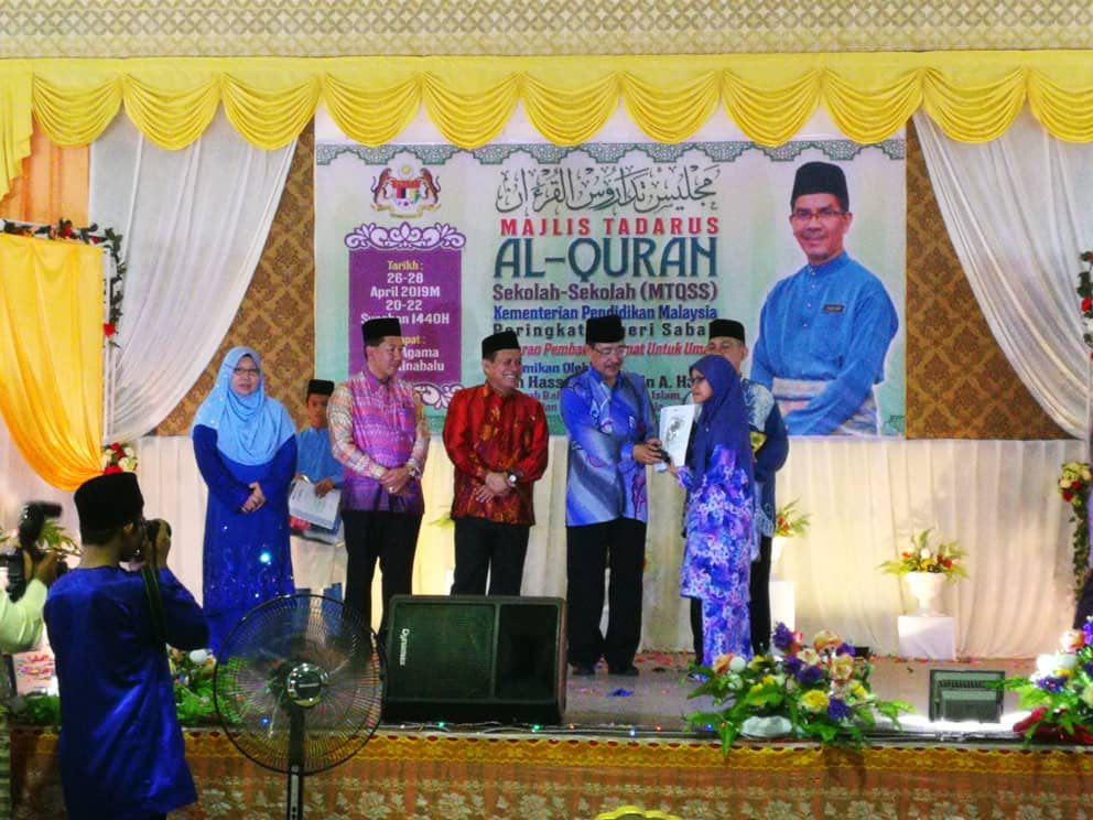 Qariah SK Tanjung Aru II Naib Johan MTQSS Peringkat Negeri Sabah 2019