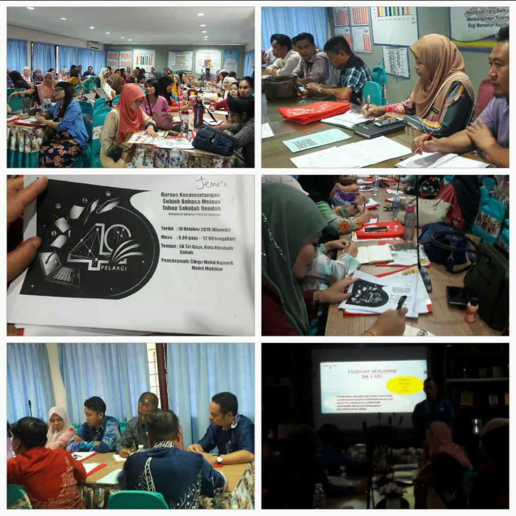 Bengkel Peningkatan Profesionalisme Guru Bahasa Melayu Sekolah Rendah pada 10 Oktober 2019