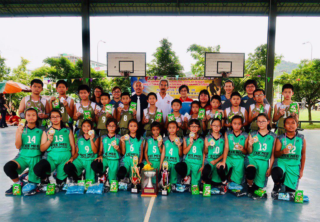 Pasukan Perempuan SJKC Shan Tao Menjuarai Kejohanan Bola Keranjang MSS Daerah Kota Kinabalu Piala Datuk Chau Tet On Tahun 2019