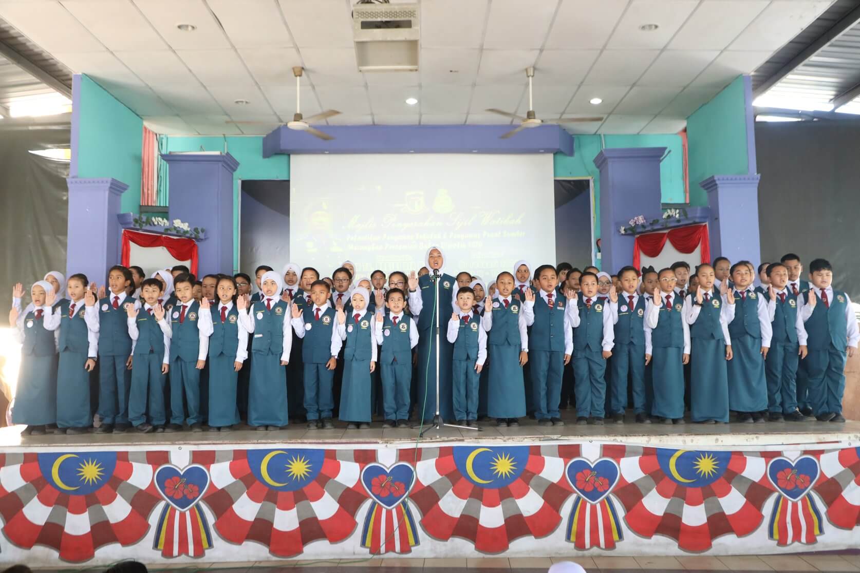 Majlis Watikah Pelantikan Pengawas Sekolah & Pengawas Pusat Sumber Merangkap Perasmian Bulan Disiplin SK Sri Gaya 2020