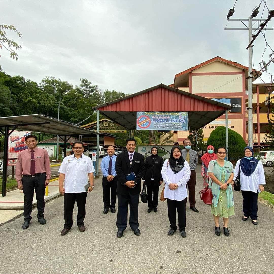 Lawatan KPM ke SMK Taman Tun Fuad: Pengarah Bahagian Pendidikan Khas (KPM) turun padang.